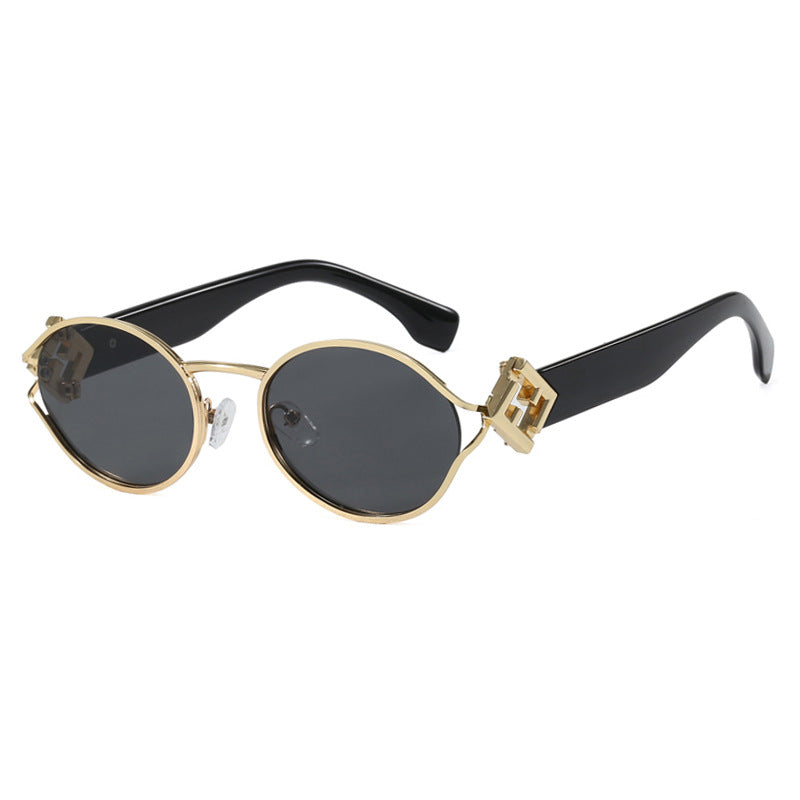 Ladies fashionable sunglasses with elegant metal frame and UV protection Stornfield