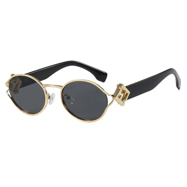 Ladies fashionable sunglasses with elegant metal frame and UV protection Stornfield