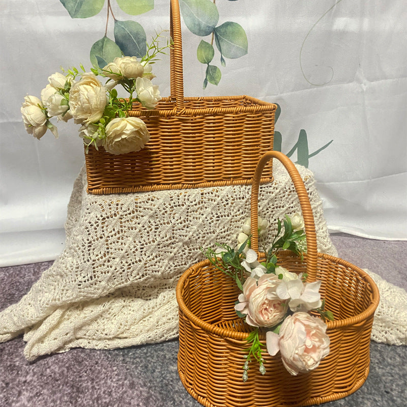 Unisex basket made of woven material Stornfield