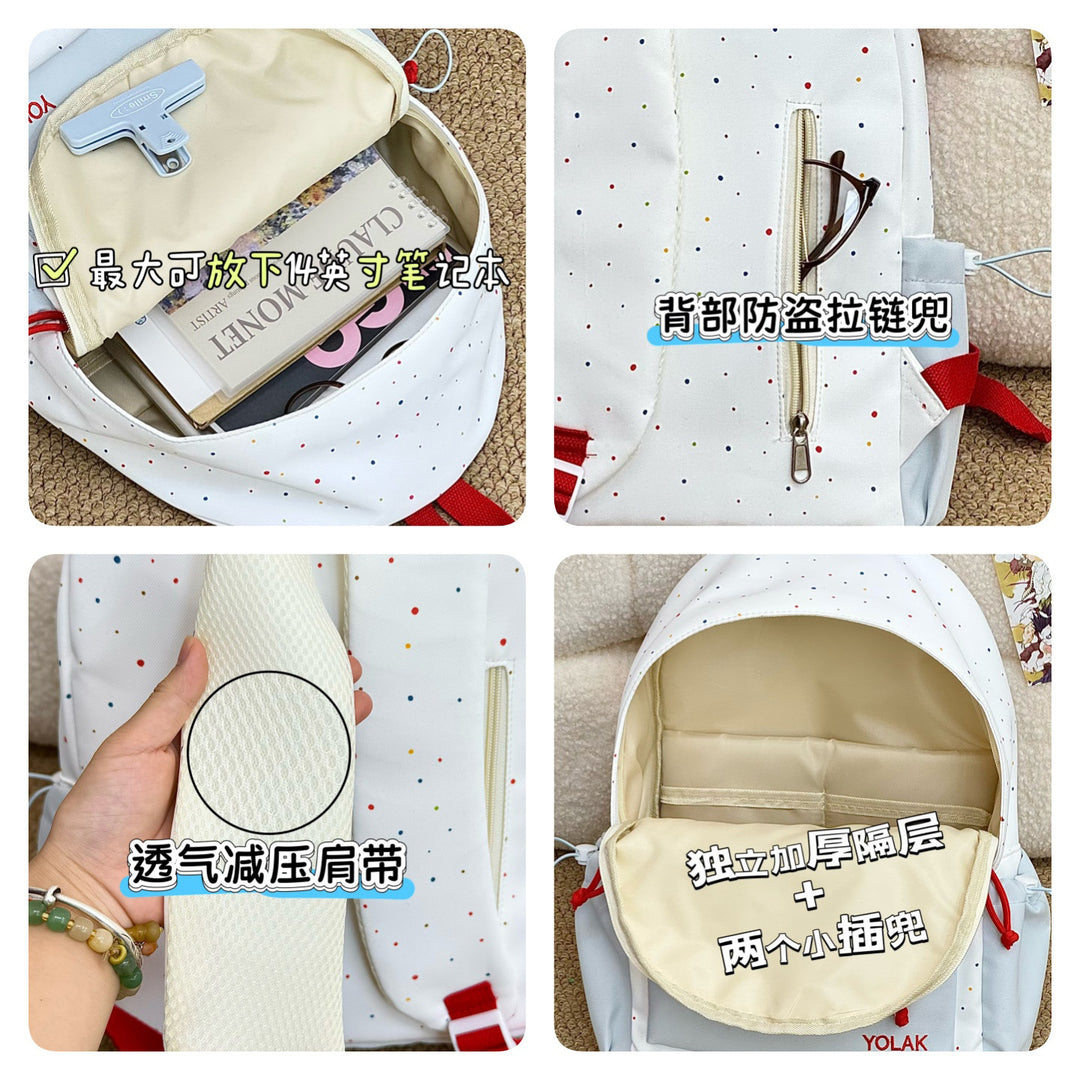 Trendy Striped Casual Backpack Stornfield
