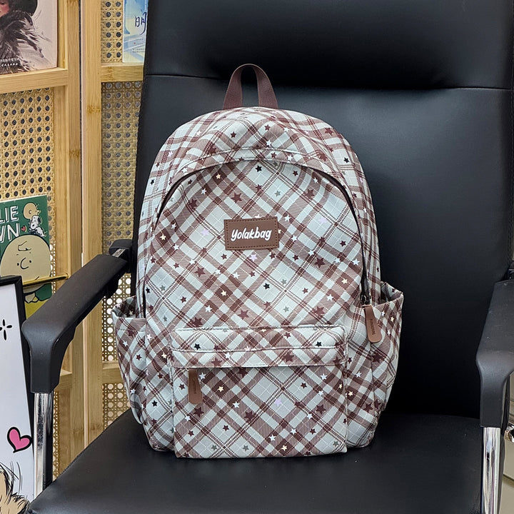 Playful Geometric Pattern Backpack Stornfield