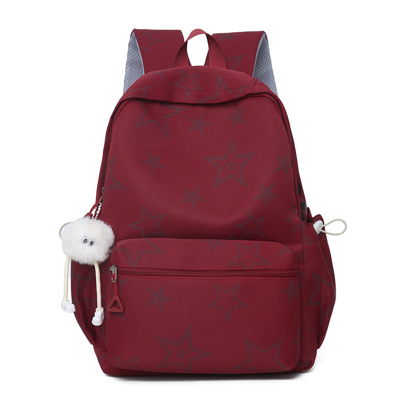 Star-Embellished Casual Backpack Stornfield
