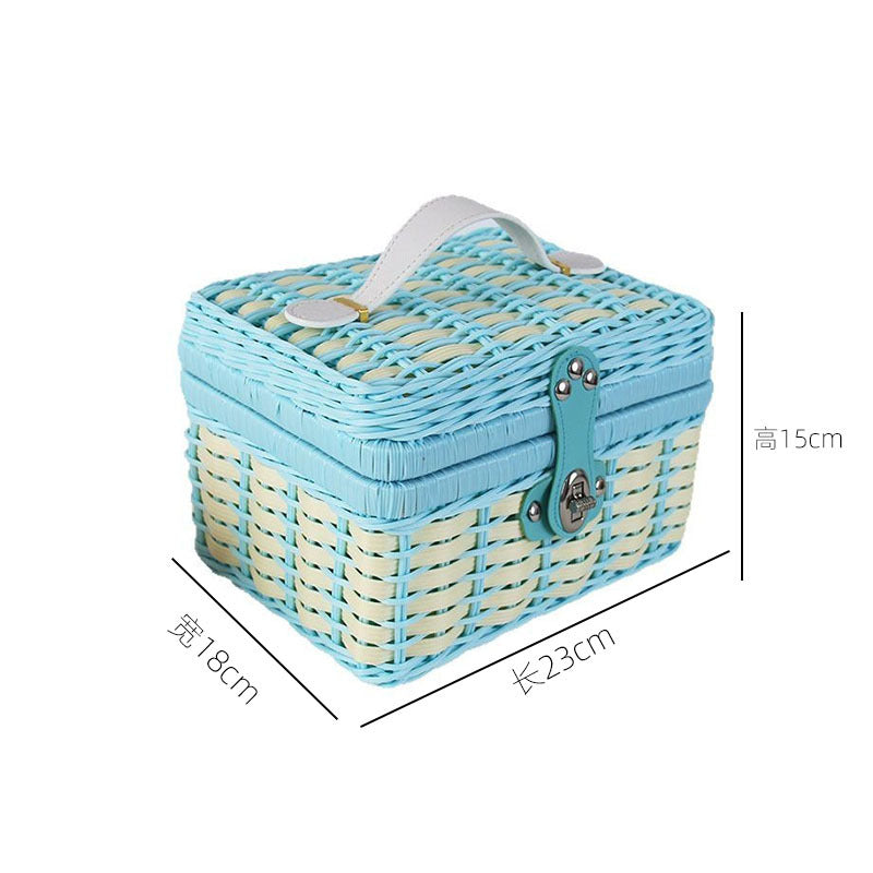 Handcrafted Wicker Storage Case Stornfield