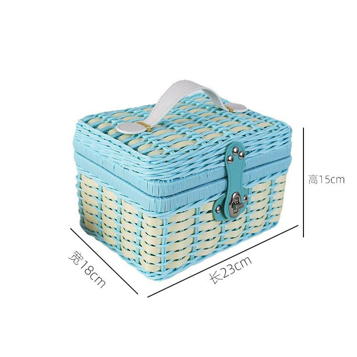 Handcrafted Wicker Storage Case Stornfield