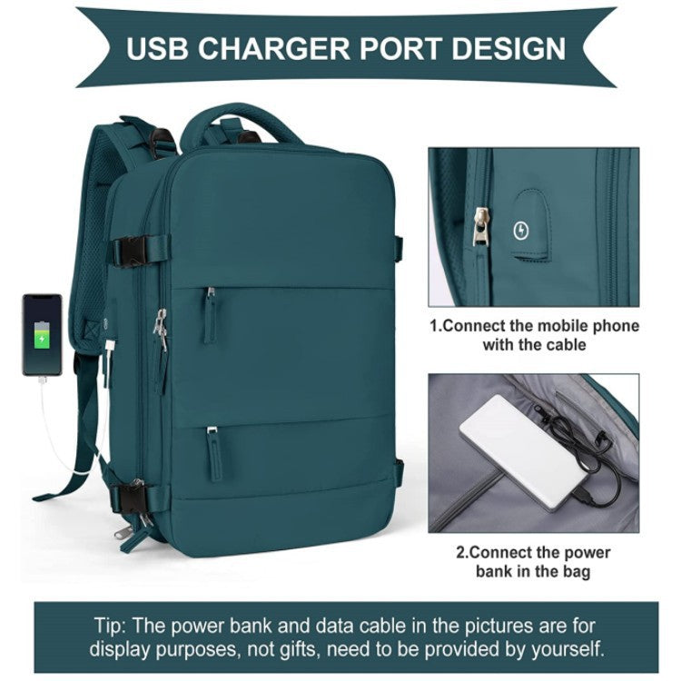 Practical travel bag with separate organizer Stornfield