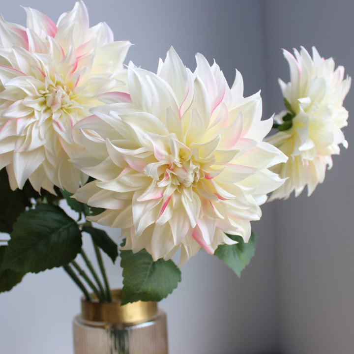 Lifelike Dahlia Floral Stem