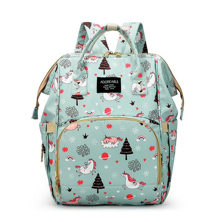 Playful Unicorn Print Diaper Backpack Stornfield