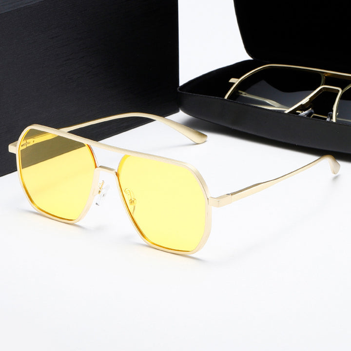 Women's innovative fashionable sunglasses with rectangular frame Stornfield