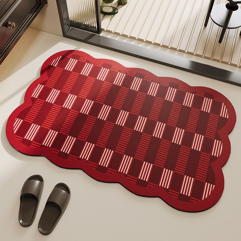 Artistic Cloud-Shaped Area Mat