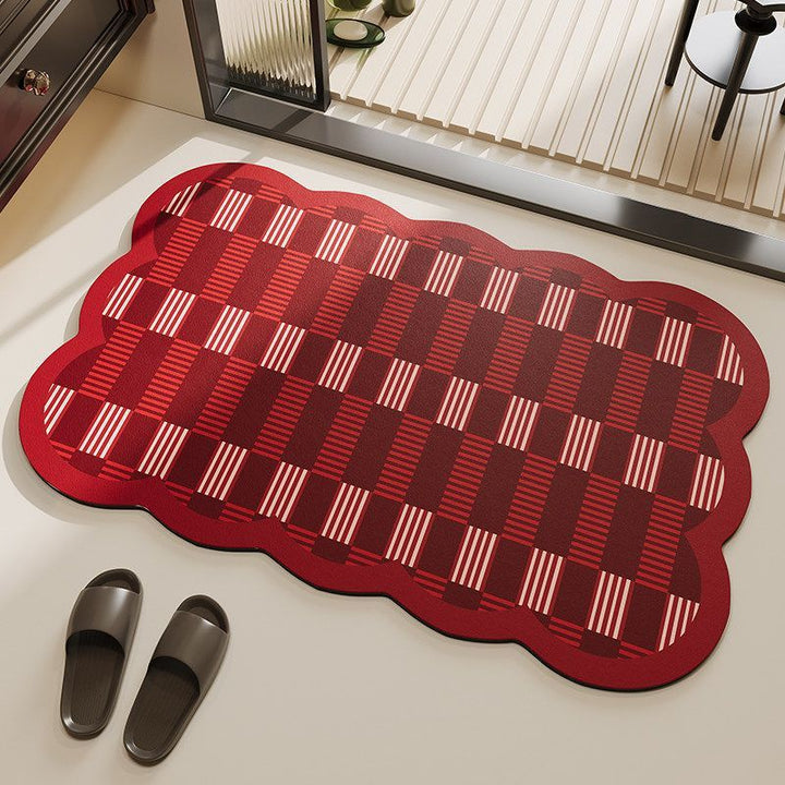 Artistic Cloud-Shaped Area Mat