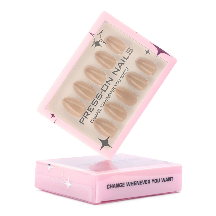 Artificial press-on nails in elegant oval design Stornfield