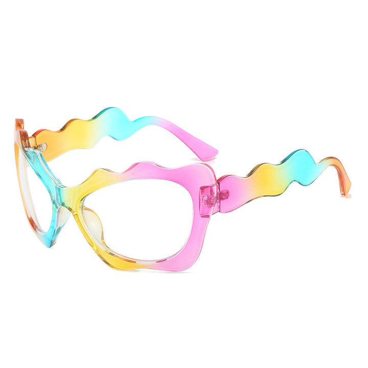 Ladies extravagant sunglasses with wavy frame design Stornfield