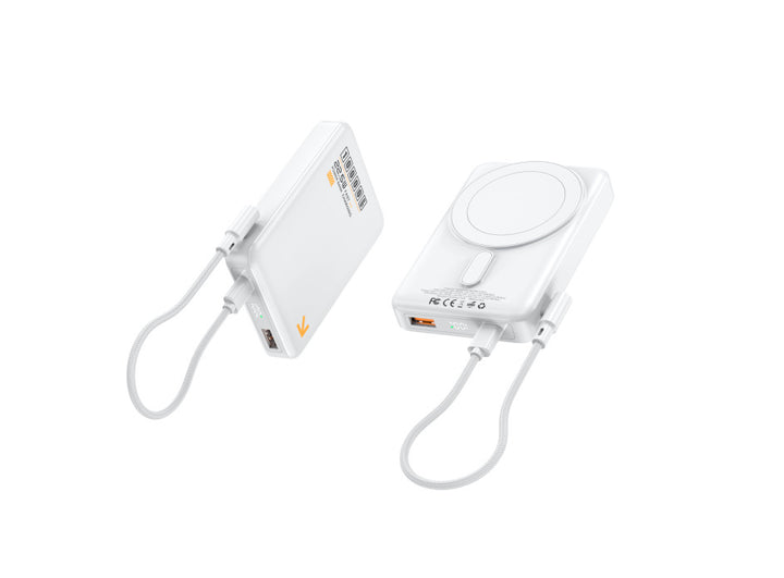 Portable power bank with inductive fast charging function and LED display Stornfield