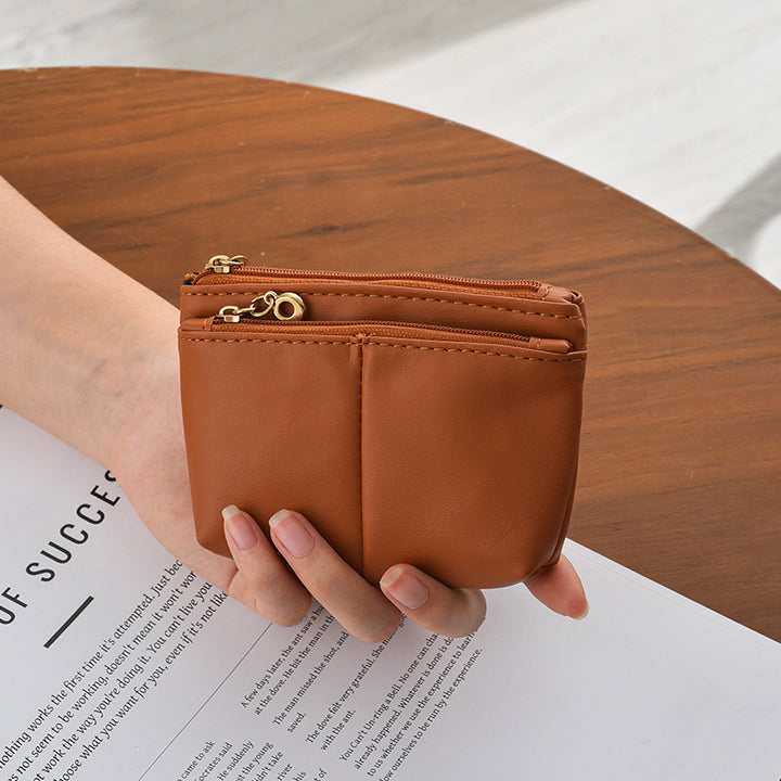 Compact Zippered Storage Coin Pouch Stornfield