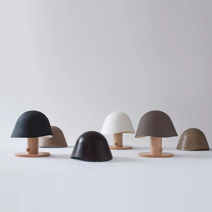 Modern Table Lamp with Unique Shade Design