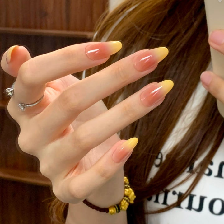 Ombre Press-On Nails with Glossy Finish Stornfield