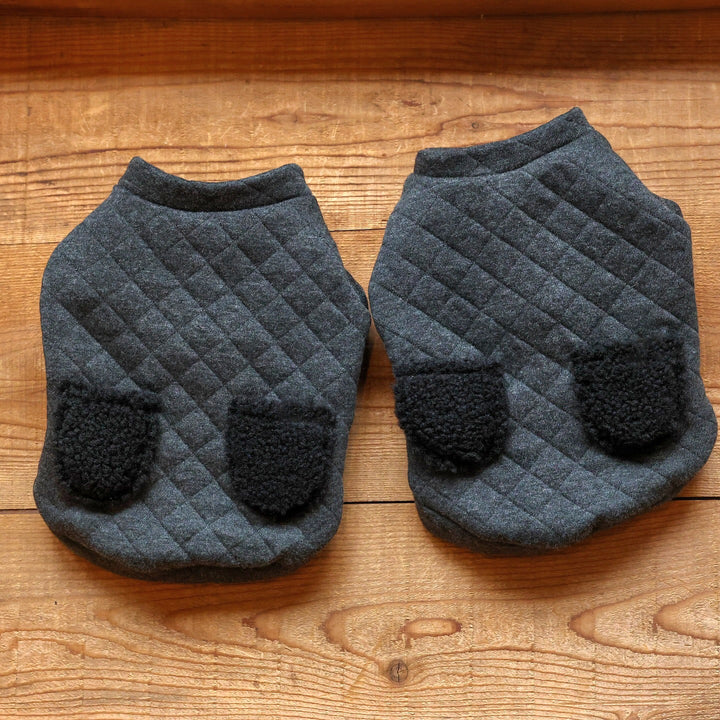 Quilted Sherpa-Pocket Dog Sweater Vest