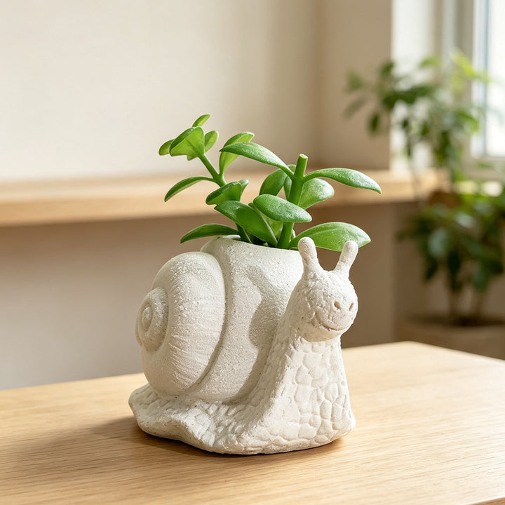 Plant pot with face motif Stornfield