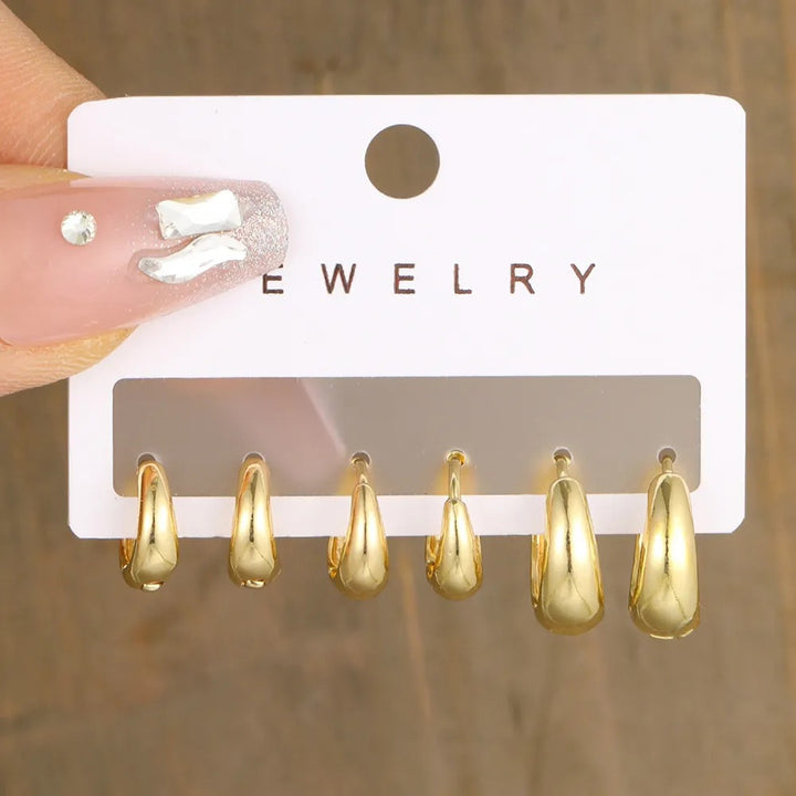 Fashionable Stud Earrings Made of High-Quality Stainless Steel Stornfield