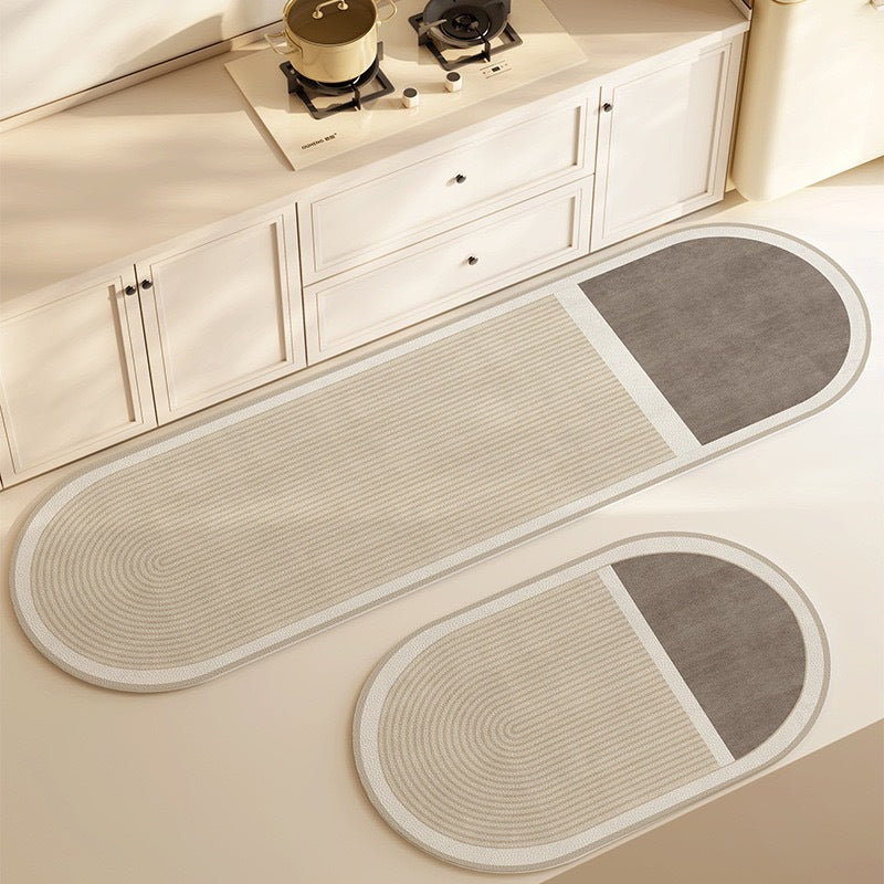 Non-Slip Kitchen Runner and Mat Set