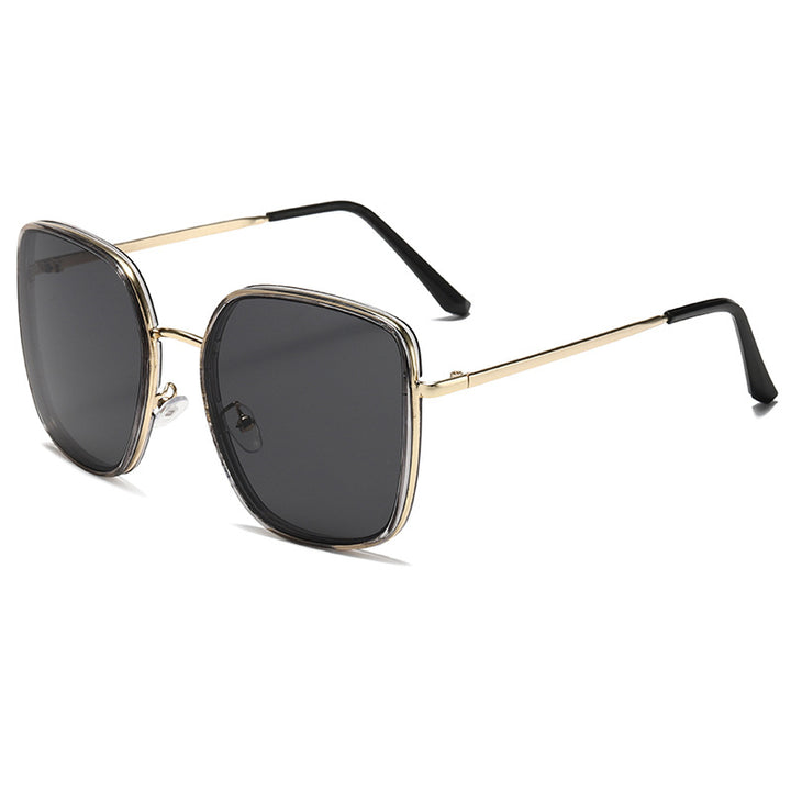 Ladies square sunglasses with luxurious metal frame and UV protection Stornfield