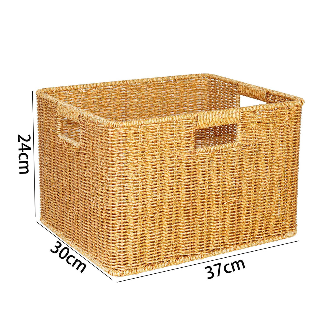 Handcrafted Natural Wicker Storage Basket Stornfield
