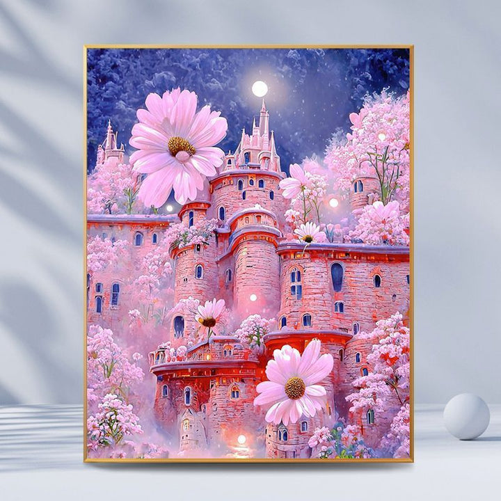 Fantasy Castle Landscape Canvas Art Stornfield