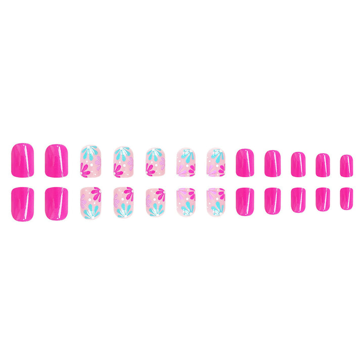 Artistic Floral Gel Nail Design Stornfield