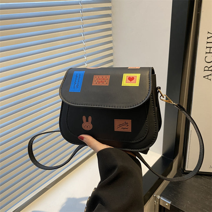 Playful Illustrated Crossbody Bag