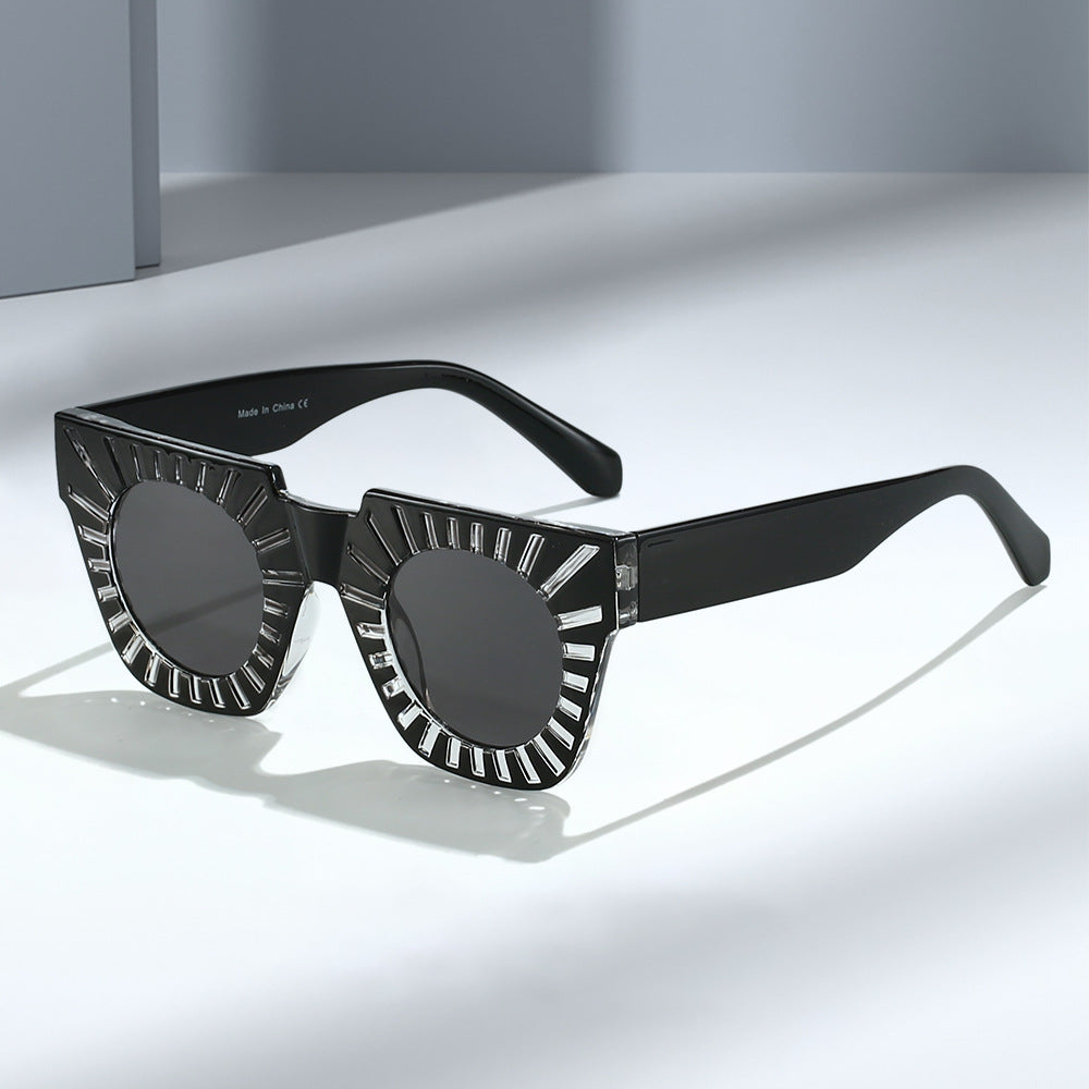 Ladies Fashion Sunglasses with Creative Geometric Frame Stornfield
