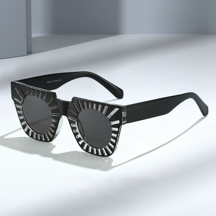 Ladies Fashion Sunglasses with Creative Geometric Frame Stornfield