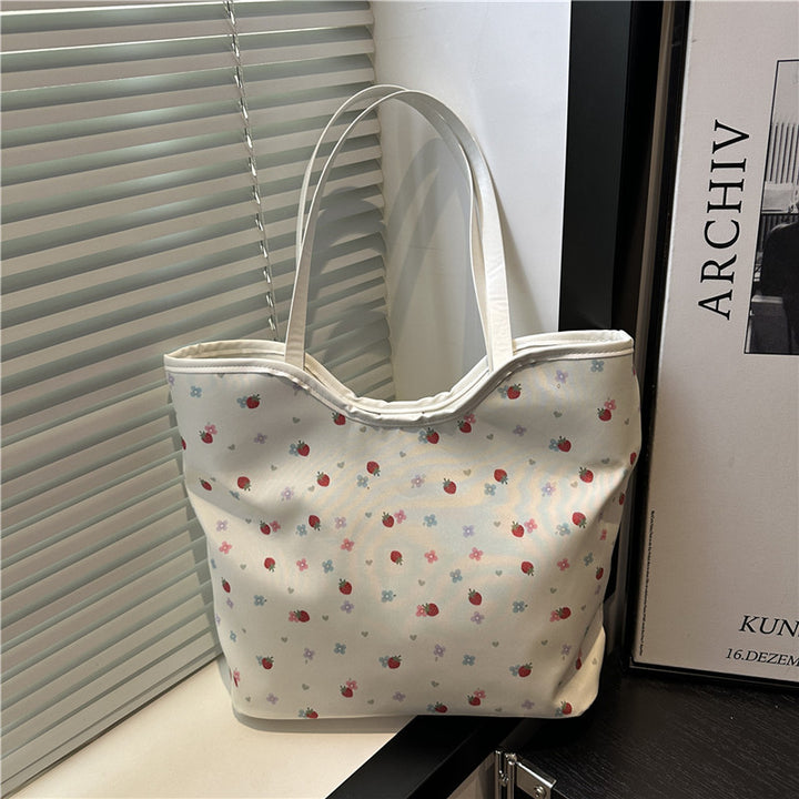 Floral Print Shopping Tote Bag Stornfield