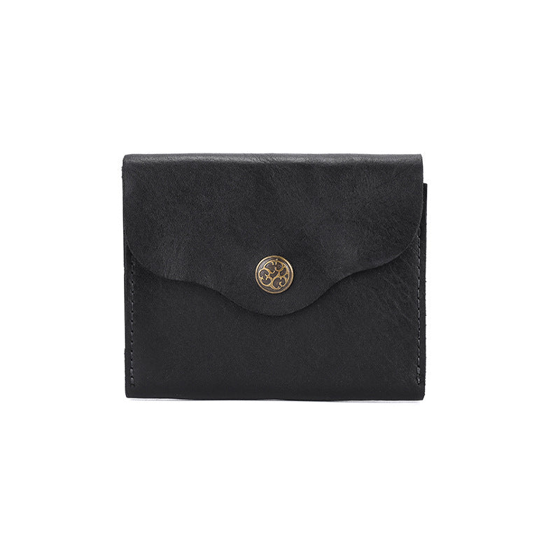 Vintage-Inspired Leather Card Holder