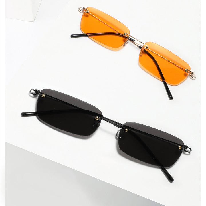 Ladies stylish rectangular sunglasses with high-quality metal frame Stornfield