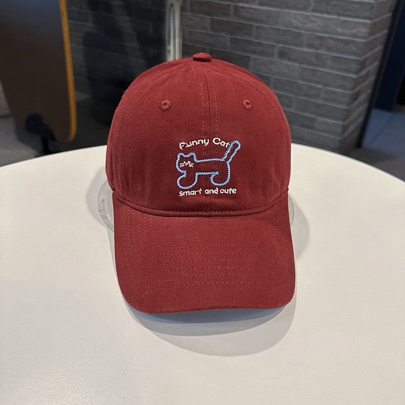Women's Playful Cat-Themed Baseball Cap Stornfield
