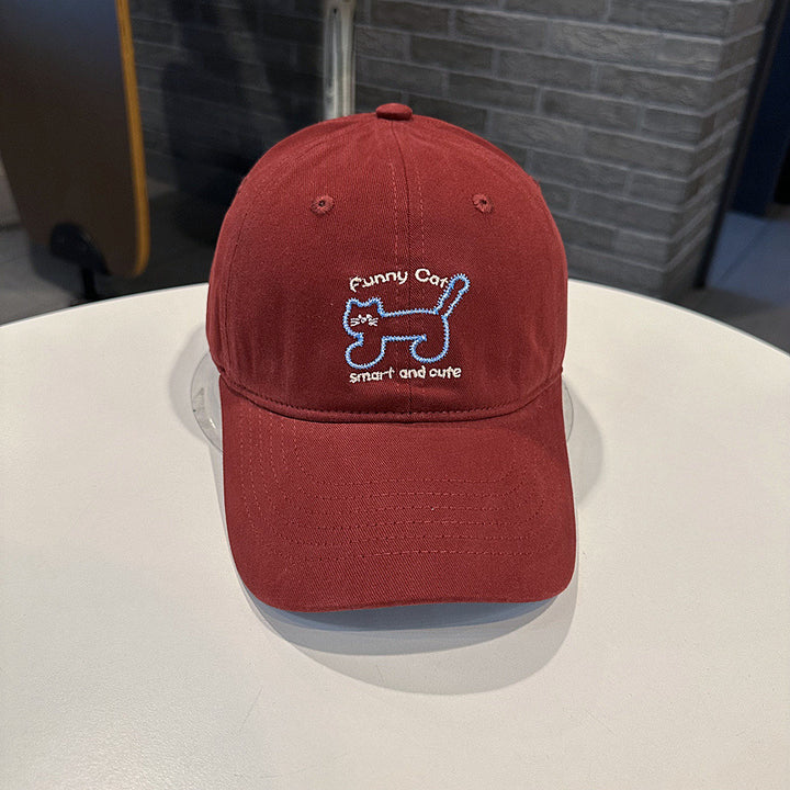 Women's Playful Cat-Themed Baseball Cap Stornfield