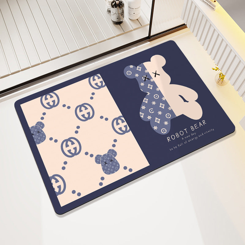 Artistic Cartoon Entrance Mat Stornfield