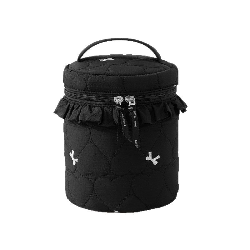 Quilted Makeup Storage Canister Stornfield