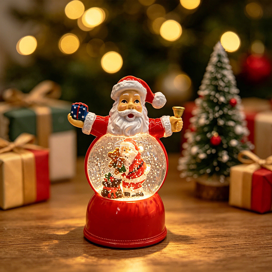Funny Santa Claus Snow Globe Figure Stornfield