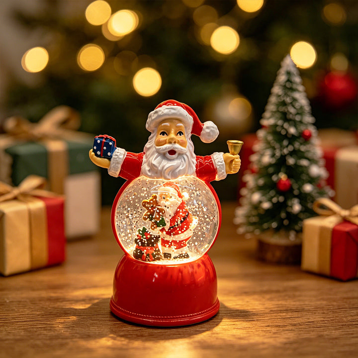 Funny Santa Claus Snow Globe Figure Stornfield