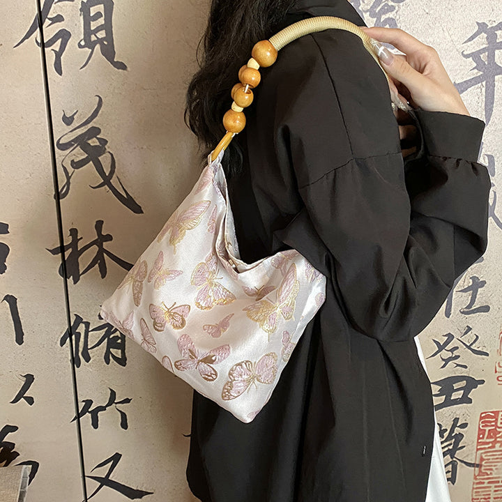 Elegant Butterfly Print Handbag