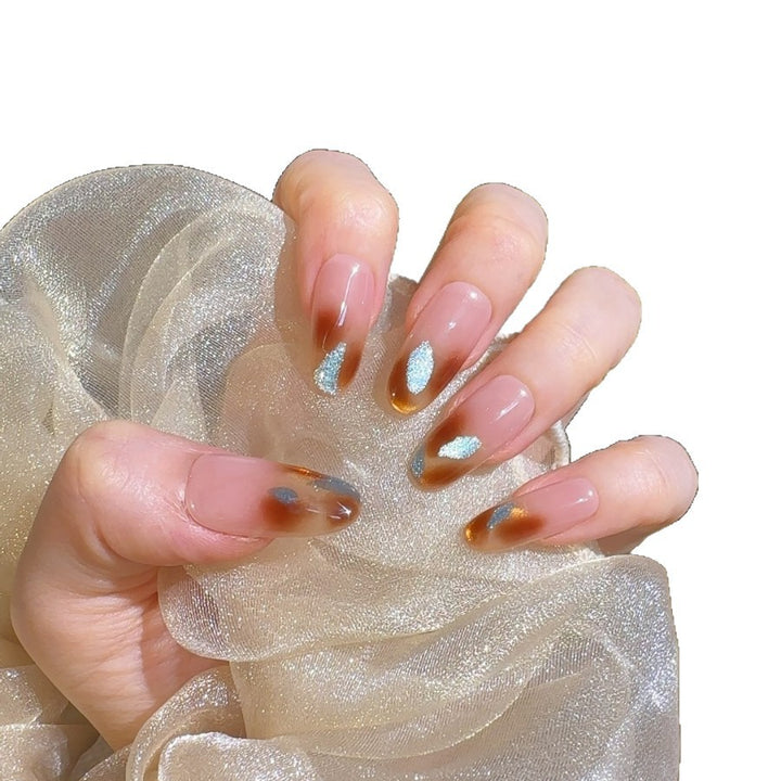 Artistic Gradient Press-On Nail Set Stornfield