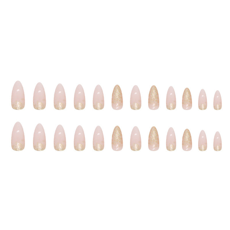 Elegant Glitter Gel Nail Tips Stornfield