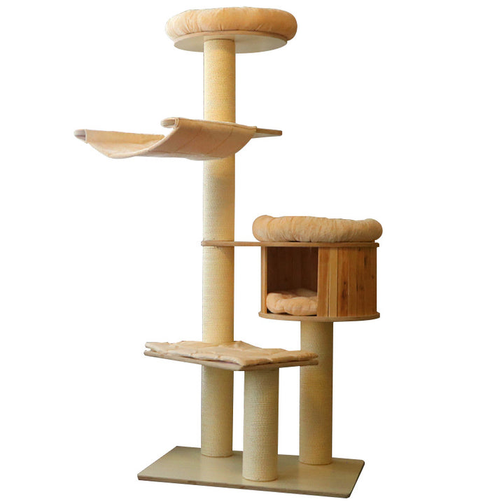Cozy cat tree with multiple levels Stornfield