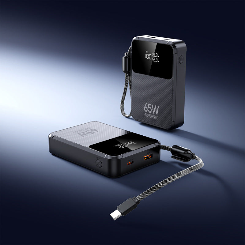 Portable power bank with intelligent fast charging function and digital display Stornfield