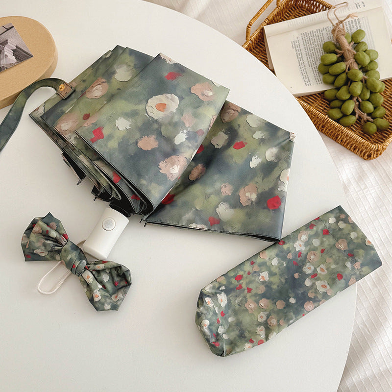 Ladies Folding Umbrella with Floral Design Stornfield