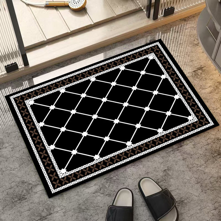 Stylish Star-Patterned Indoor Mat