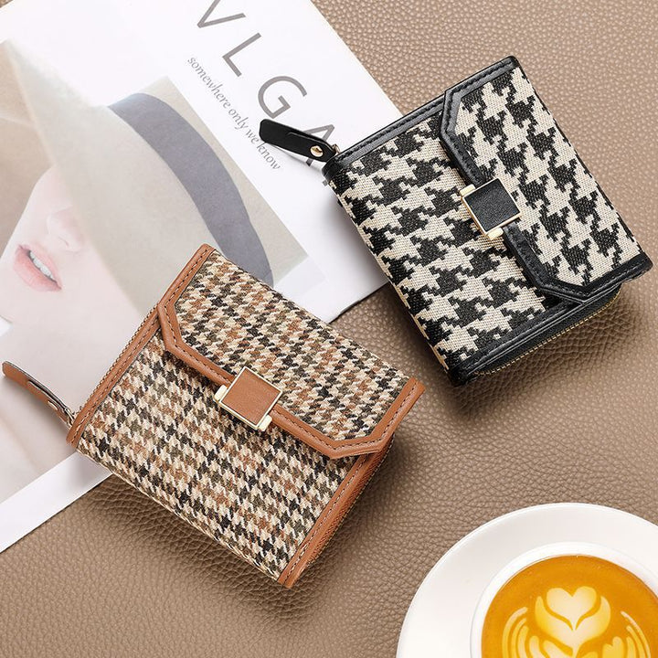 Textured Fabric Zip Wallet Stornfield
