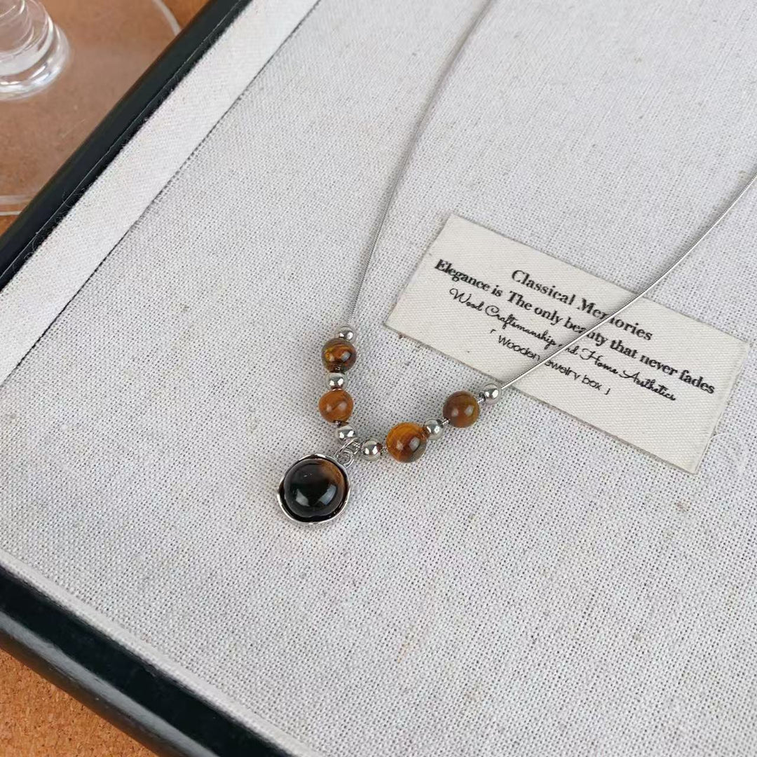 Tiger Eye Pendant Necklace Stornfield