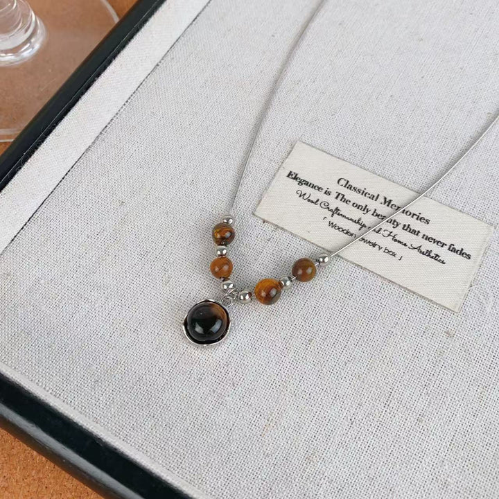 Tiger Eye Pendant Necklace Stornfield